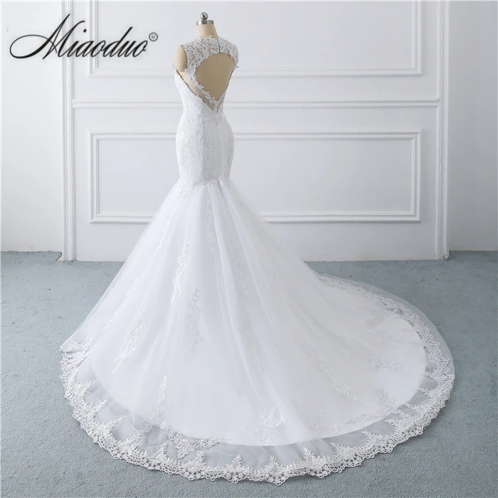 Уникальный Русалка свадебное платье 2021 вырез на спине длинные Robe de Mariage с