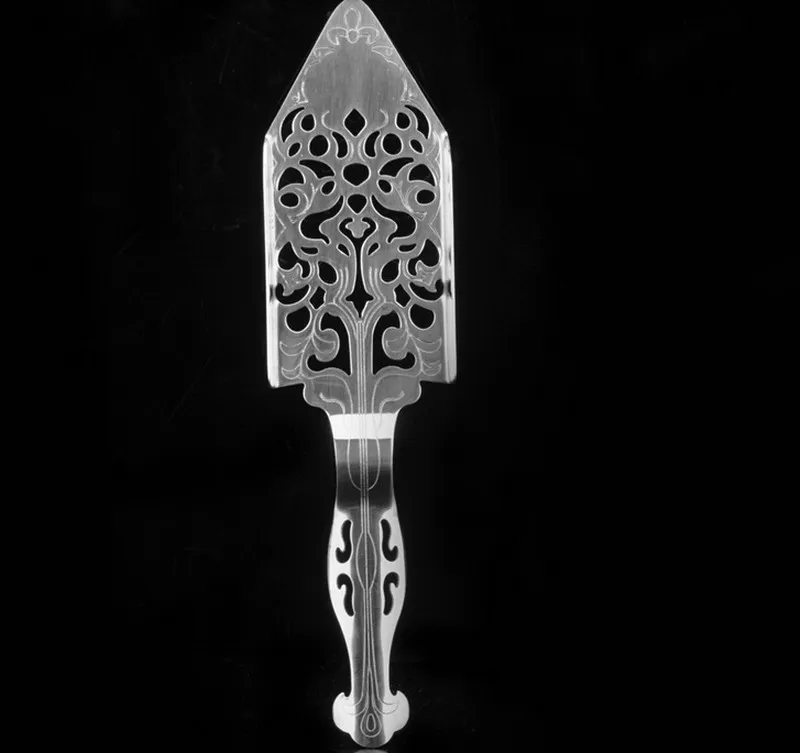 Серый 304 Нержавеющая сталь Мода Absinthe фильтр ложка коктейль бар фотография|absinthe