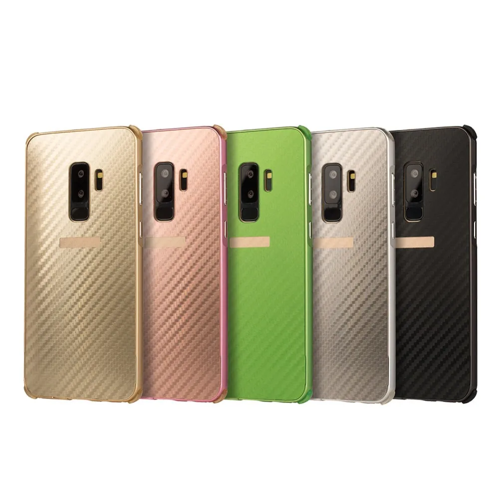Гибридный чехол YeeSite для Samsung Galaxy S9 Plus Жесткий Чехол из углеродного волокна