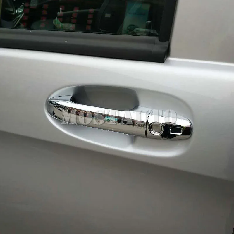 

Накладки на дверные ручки для Benz V-Class W447 Vito ABS 8 шт. 2014-2021 8 шт. аксессуары для салона автомобиля