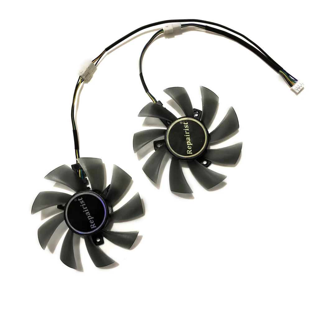 T129215SU HIS RX570 XFX RX570 GPU VGA Alternative Cooler Cooling Fan For HIS XFX RX 570 Graphics Video Cards As Replacement