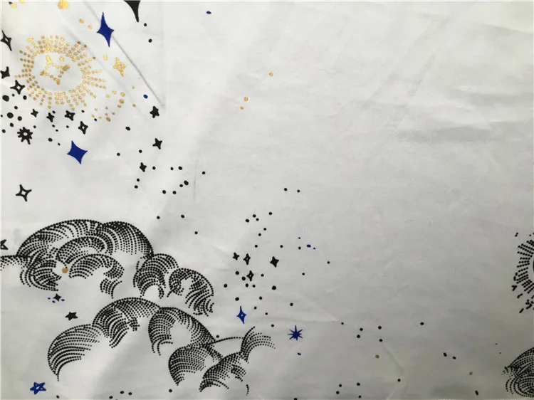 Новинка 2019 модная футболка парка с эскизом тигра звезды Луны в стиле хип хоп