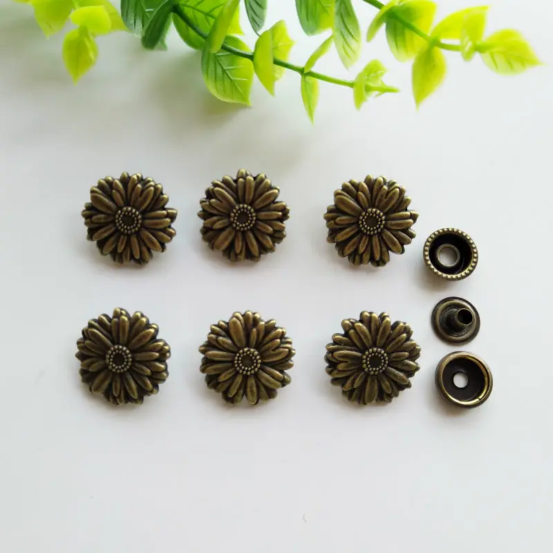 6 комплектов кнопки из цинкового сплава 22 мм|button craft|snap fastenerpress stud |