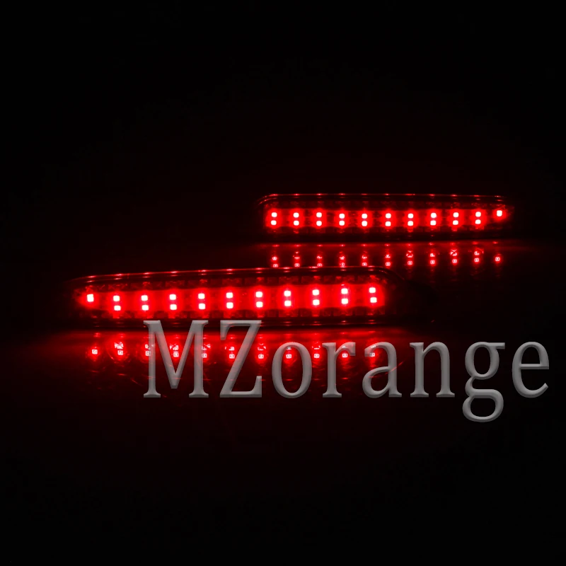 

MZORANGE 2 PCS Tail Bumper Reflector Light For Hyundai Elantra 08-11 LED Parking Warning DC 12V Red Brake Fog Lamp Car styling