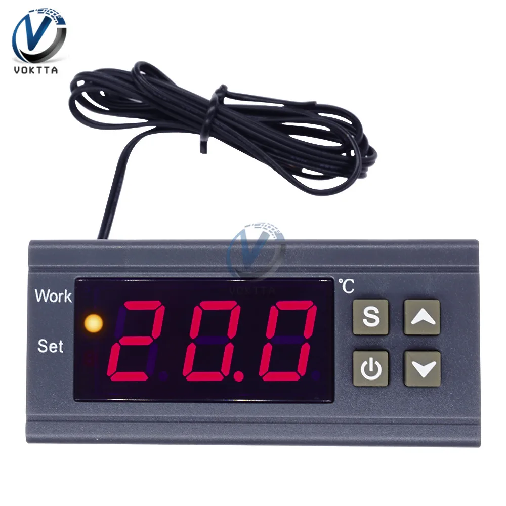 MH1210W DC 9 72V цифровой регулятор температуры инкубатор термостат контроль 50 ~ 110