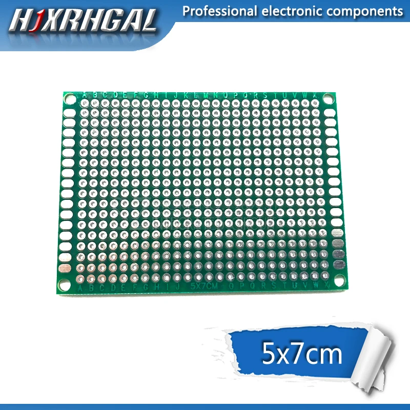 5 шт. 5x7 см 5*7 двухсторонний Прототип PCB diy универсальная печатная плата hjxrhgal |