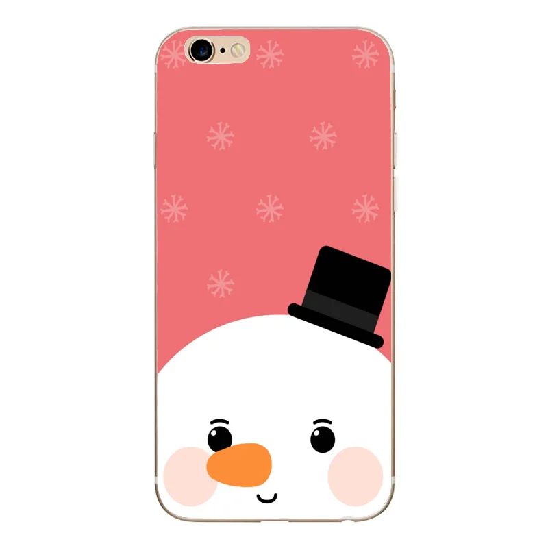 Роскошный чехол для Iphone 8 Plus женщин мягкие Рождественские Чехлы X XS 7 6 6S 5 5S