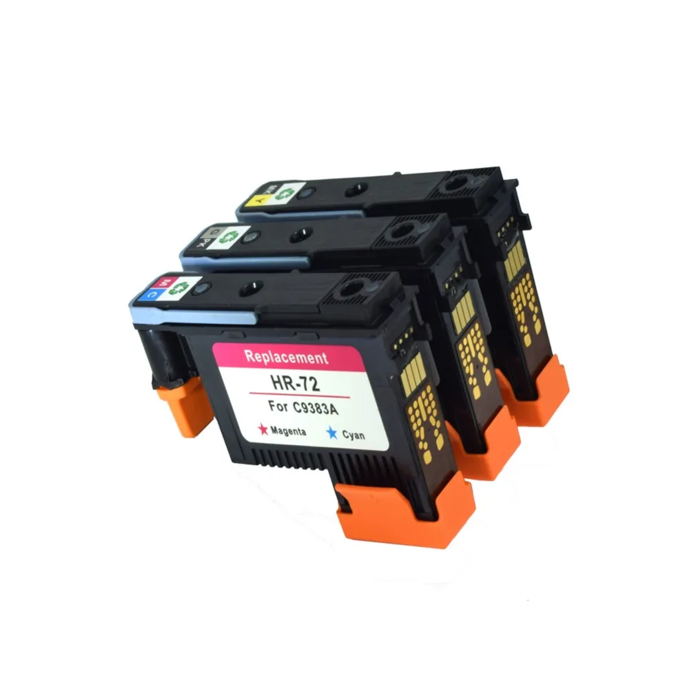 1 комплект (3PK) печатающая головка C9384A C9383A C9380A для hp 72 Печатающая Designjet T1100 T1100ps T1100MFP
