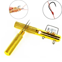 fishing hook knotting tool tie hook loop making device hooks decoupling remover carp quick knot tool fishing accessory
