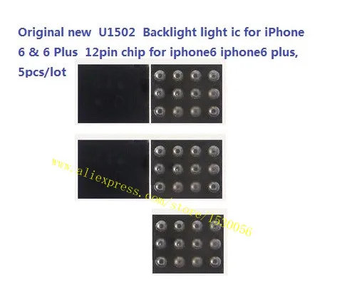 

backlight controll ic for iPhone 6P 6 5S U1580 U1502 U23
