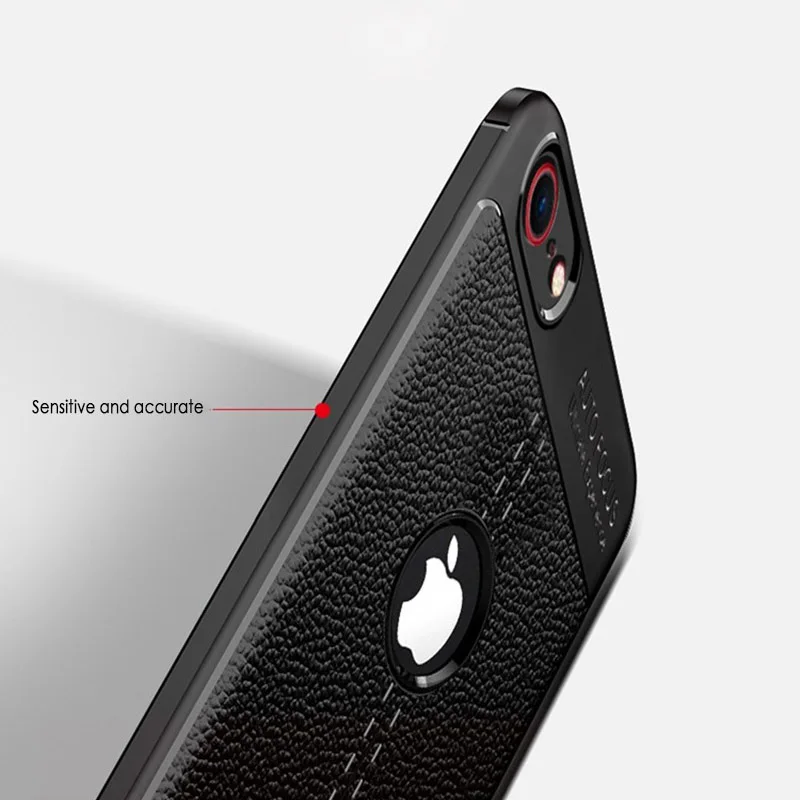 VOVTA Роскошная кожа силиконовый мягкий чехол на iphone 7 8 полный для Plus ударопрочный