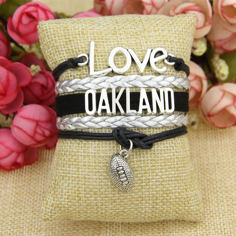 Браслет цепочка Big Love OAKLAND Ball черный серебряный шнур Прямая поставка Shopify|chain
