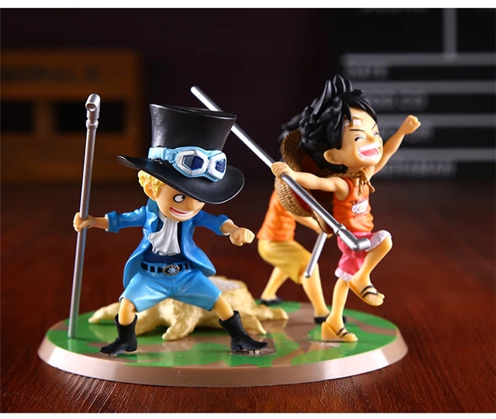 3 шт./компл. цельная кукла Luffy Ace Sabo Brothers Ver Коллекционная модель из ПВХ фигурка