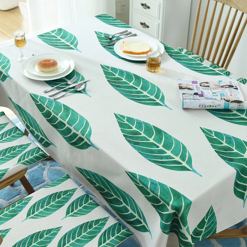 Хлопчатобумажная и льняная скатерть литературные скатерти стол в пасторальном
