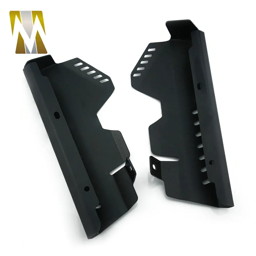 Black Мотоцикл MT-07 07 07 решетка радиатора сбоку Обложка гвардии протектор для Yamaha MT07 FZ07 FZ-07 2013 - Цвет: Black