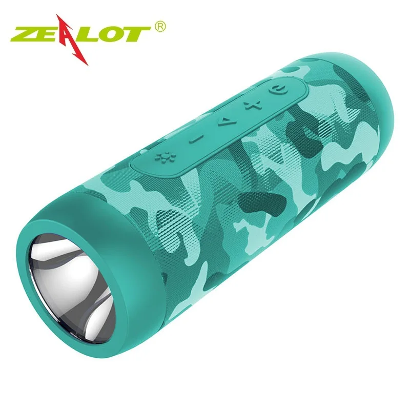 Bluetooth-Колонка Zealot S22 компактная портативсветодиодный с поддержкой TF-карт