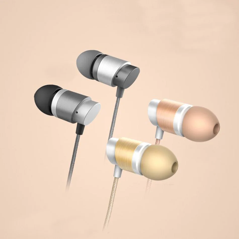 Новое поступление из чистого хлопка Проводные вставные наушники с микрофоном