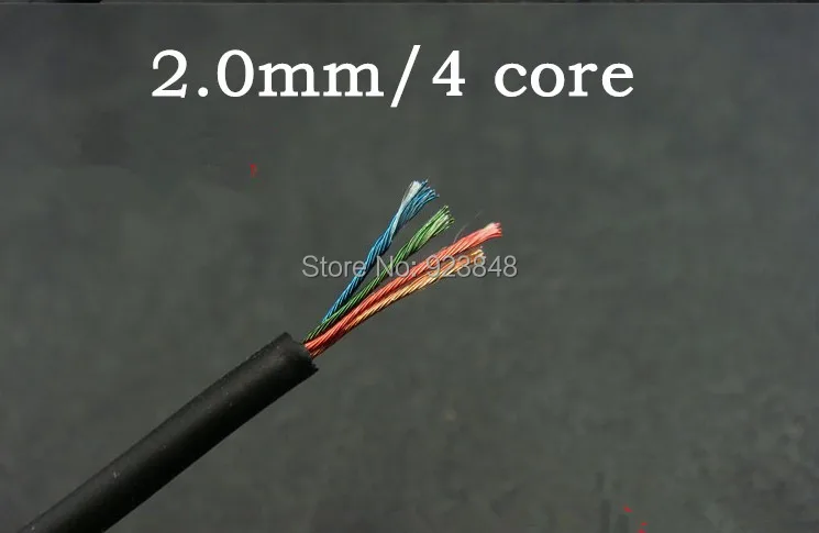 TPE стерео оптовый Кабель сигнальной линии черный/красный 10 метров | Электроника