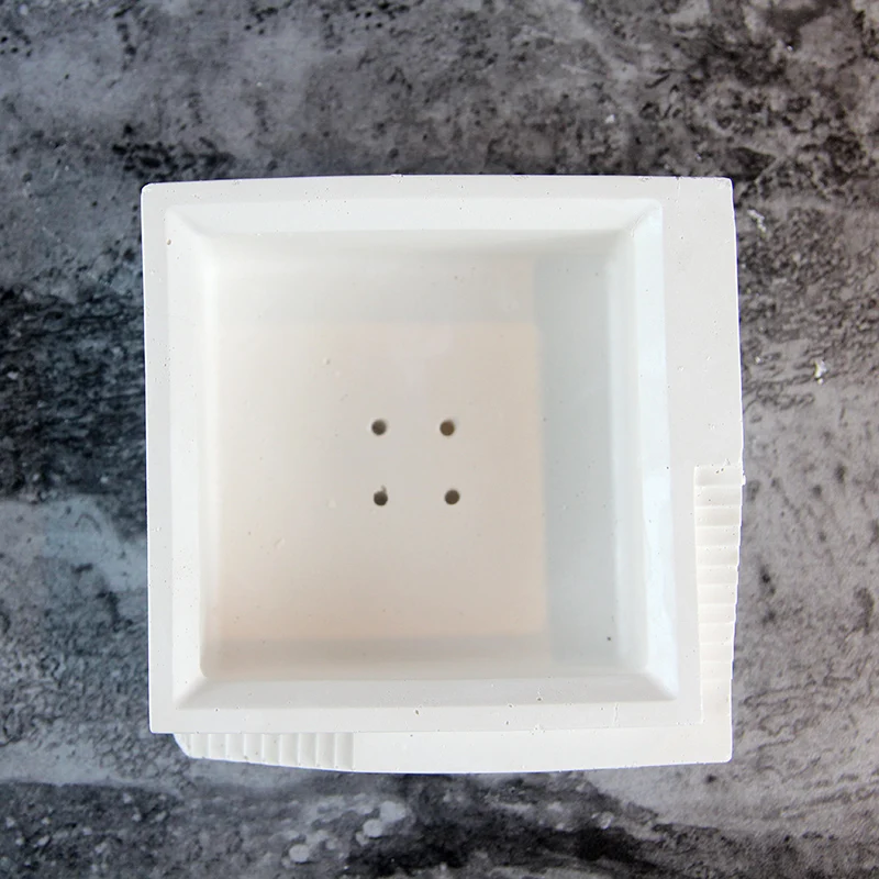 Силиконовая бетонная форма для растений суккулентов квадратной лестницы