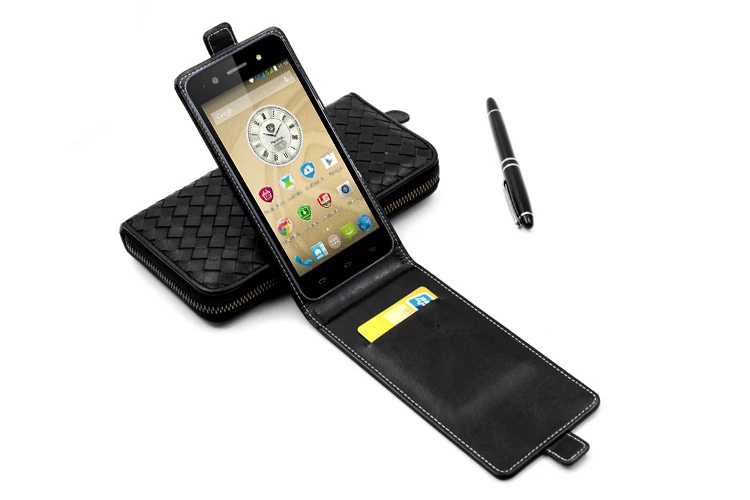 Классические роскошные advanced Топ Кожа Флип кожаный чехол для Prestigio Grace X5/для X 5