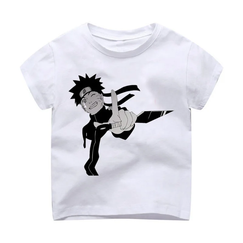 Футболка детская Модальная одежда с принтом футболка короткими рукавами Camisa naruto