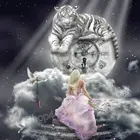 Новая квадратная картина из страз 5d 