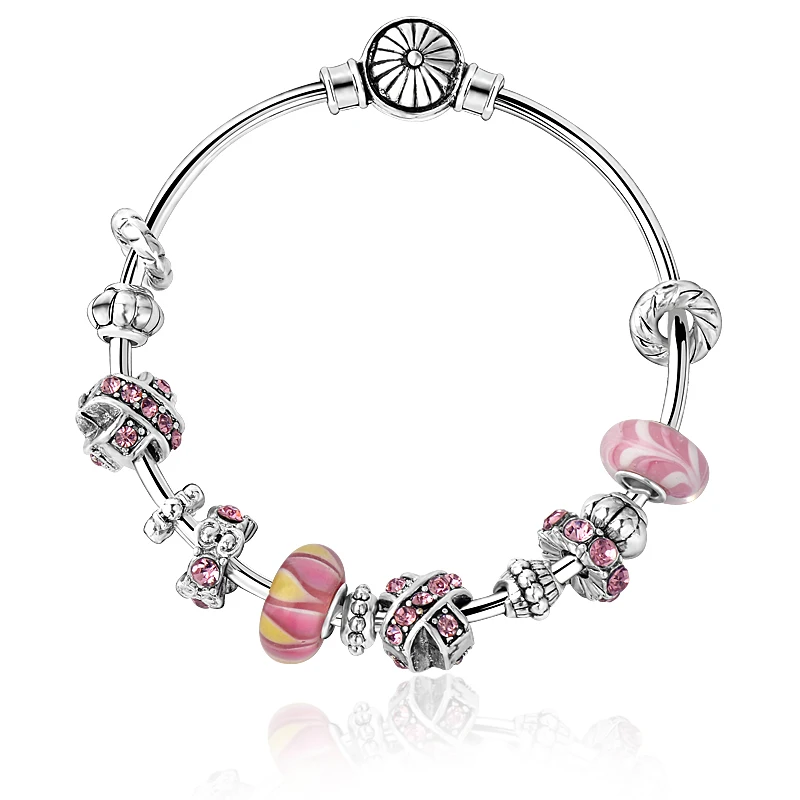 Новое магнитное закрытие морской жизни Подвески стерлингового серебра браслеты