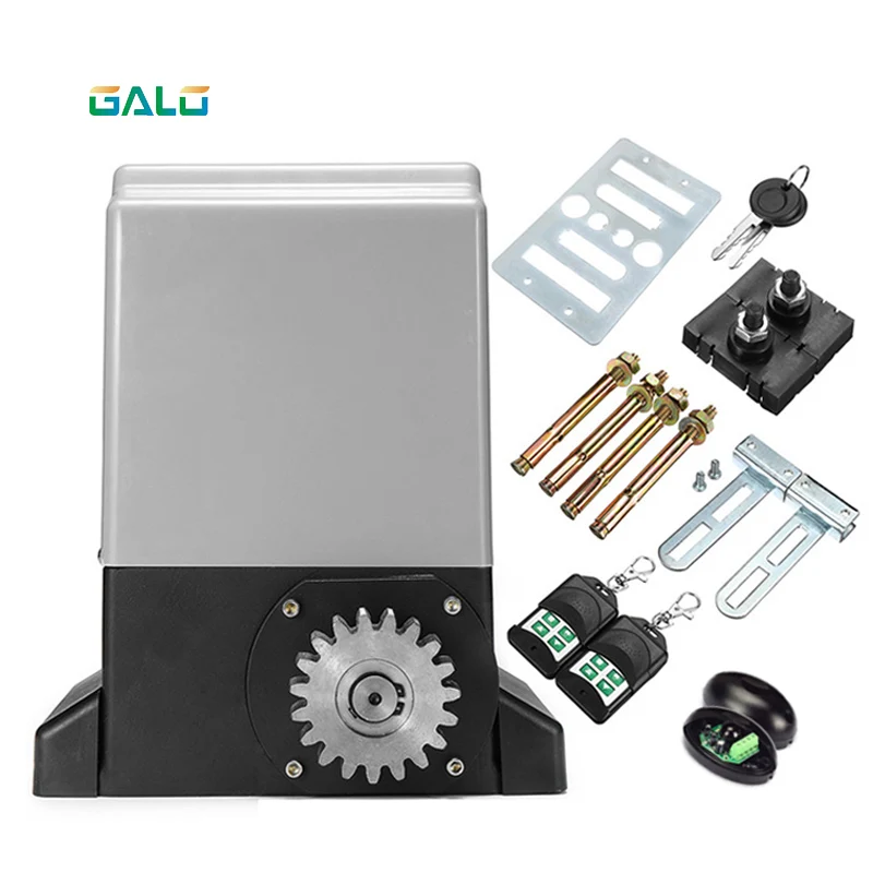 

cheap 370W Adjustable Automatic Sliding Gate Opener Motor with Remote Control Release Key