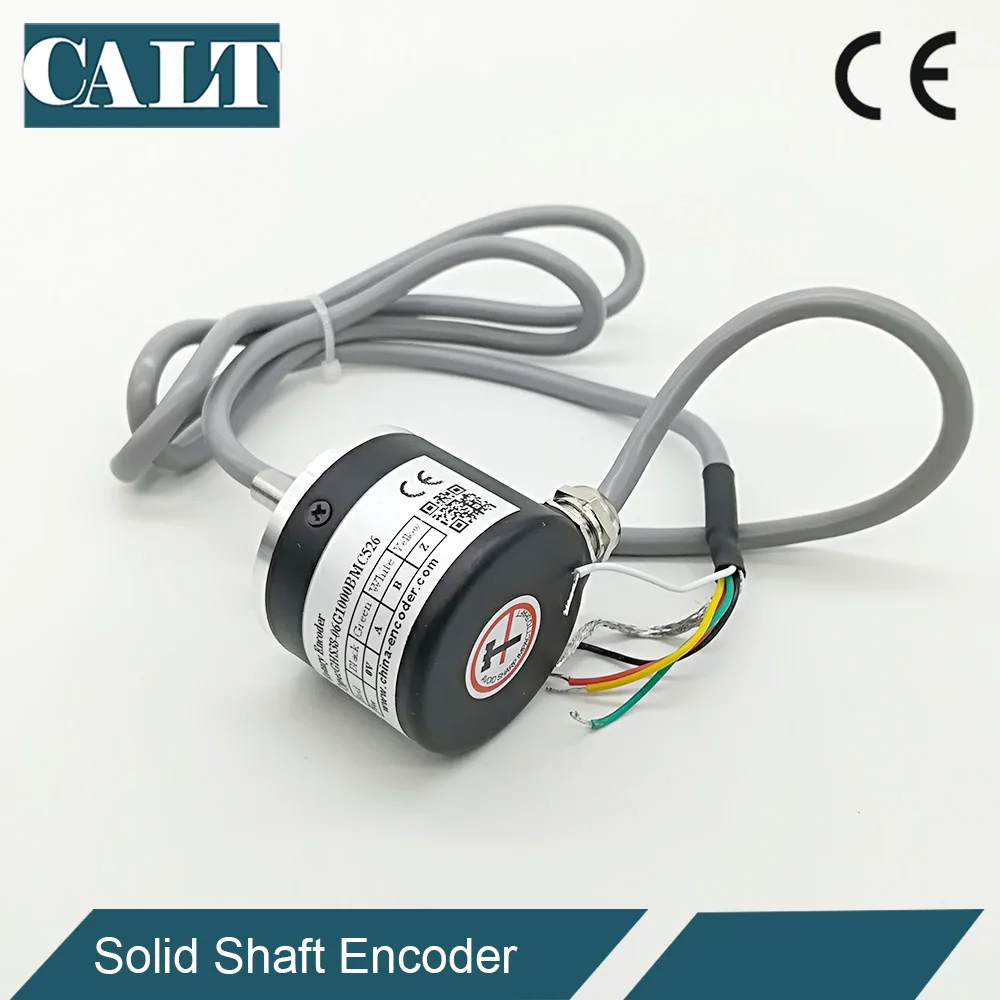 GHS3806 solid shafted 6mm dia incremental encoder 1000 1024 2000 2048 ppr line driver TTL output invertal aa-bb-zz- signal | Инструменты