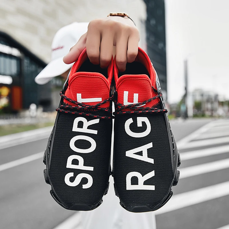2019 New Casual Men Shoes Trainers Walking Summer Comfortale Fashion Mash Light Big Size 13 47 Black | Обувь