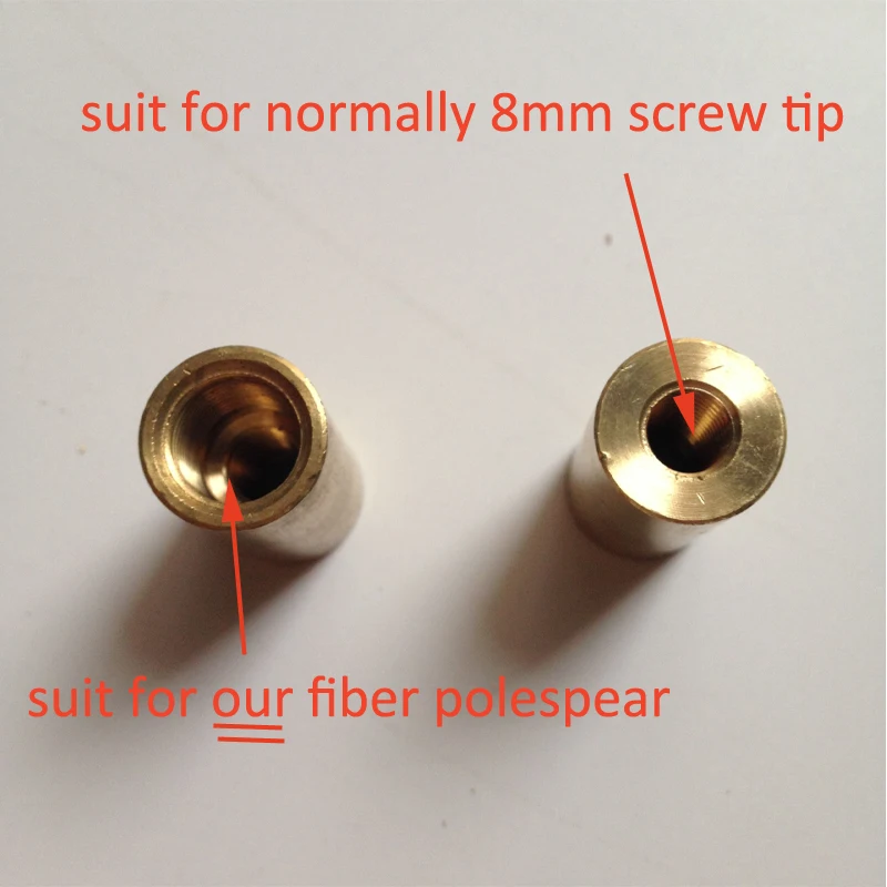 Коннектор 8 мм для подводного погружения наконечник polespear|connector 8mm|connector tconnector tips |