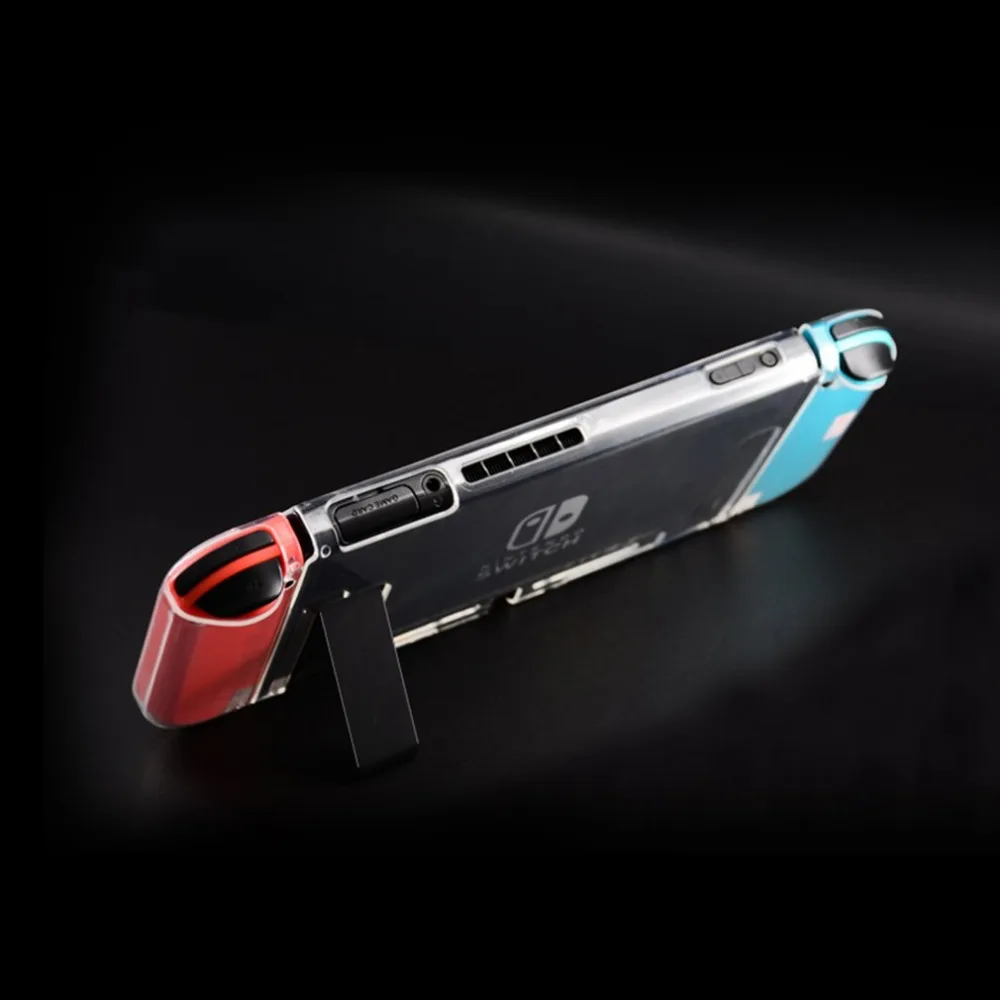 Прозрачный Кристальный Мягкий ТПУ Защитный чехол кожного покрова для Nintendo Switch