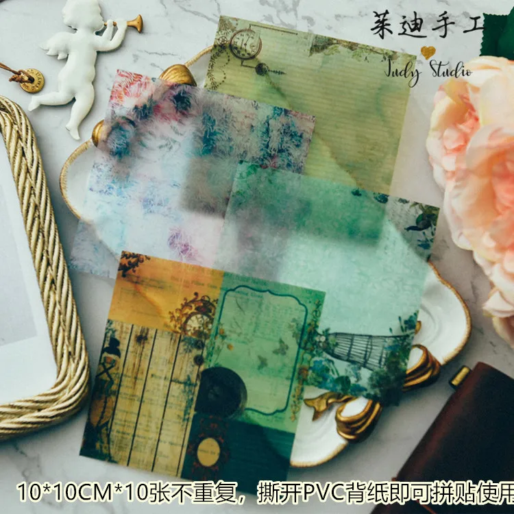 Vyutxa Ретро пергамент Наклейки для Скрапбукинг Happy планировщик/карты решений/журнала проекта