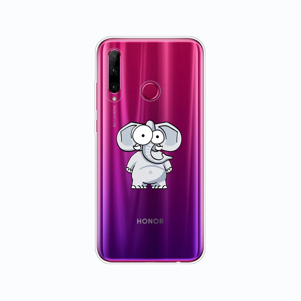 61038 Для Honor 10i, чехол для Honor 10i, HRY-LX1T, чехол, бампер, Мягкий силикон, tpu, задняя крышка, телефон для Huawei Honor 10i, Honor10i 10 i, 6,21 дюймов - Цвет: 61038