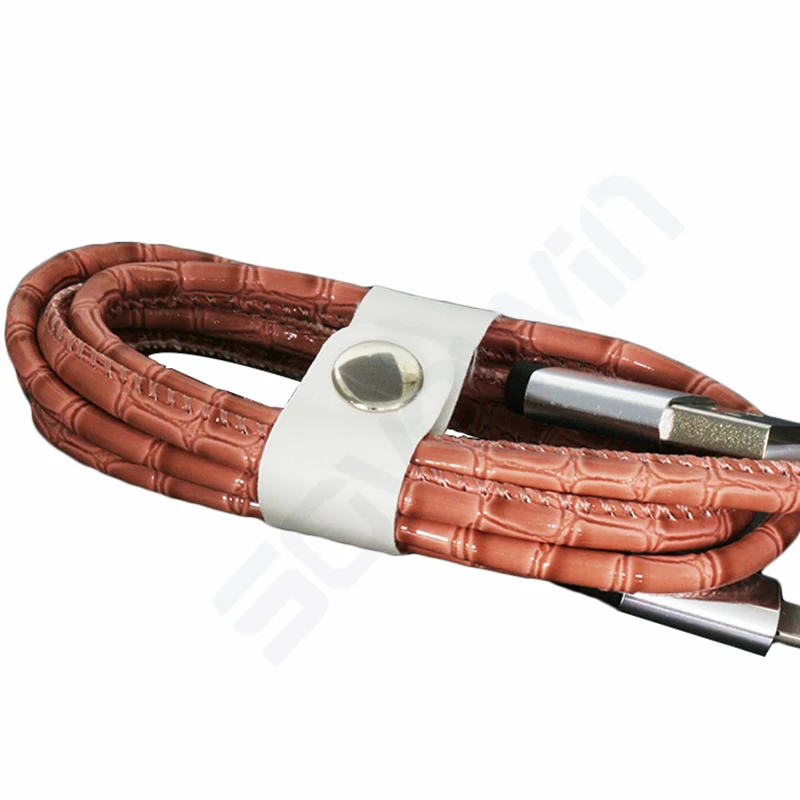 Micro USB кабель для зарядки и передачи данных в Форме Змеиной кожи 1 м 4 цвета |