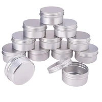 100pcs 5g 10g 15g 20g 30g 40g 50g 60g aluminum tin jars metal 50ml empty cosmetic face care eye cream lip balm gloss packaging