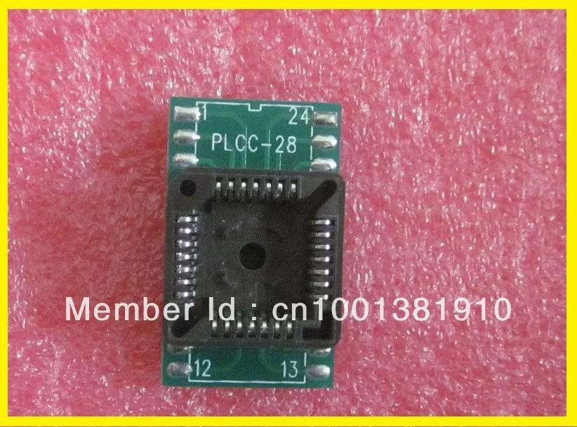 

Free shipping!!!50PCS/LOT PLCC Adapter PLCC28 to DIP24 for USB universal Programmer Socket for TL866CS/TL866A/EZP2010/G540/SP300