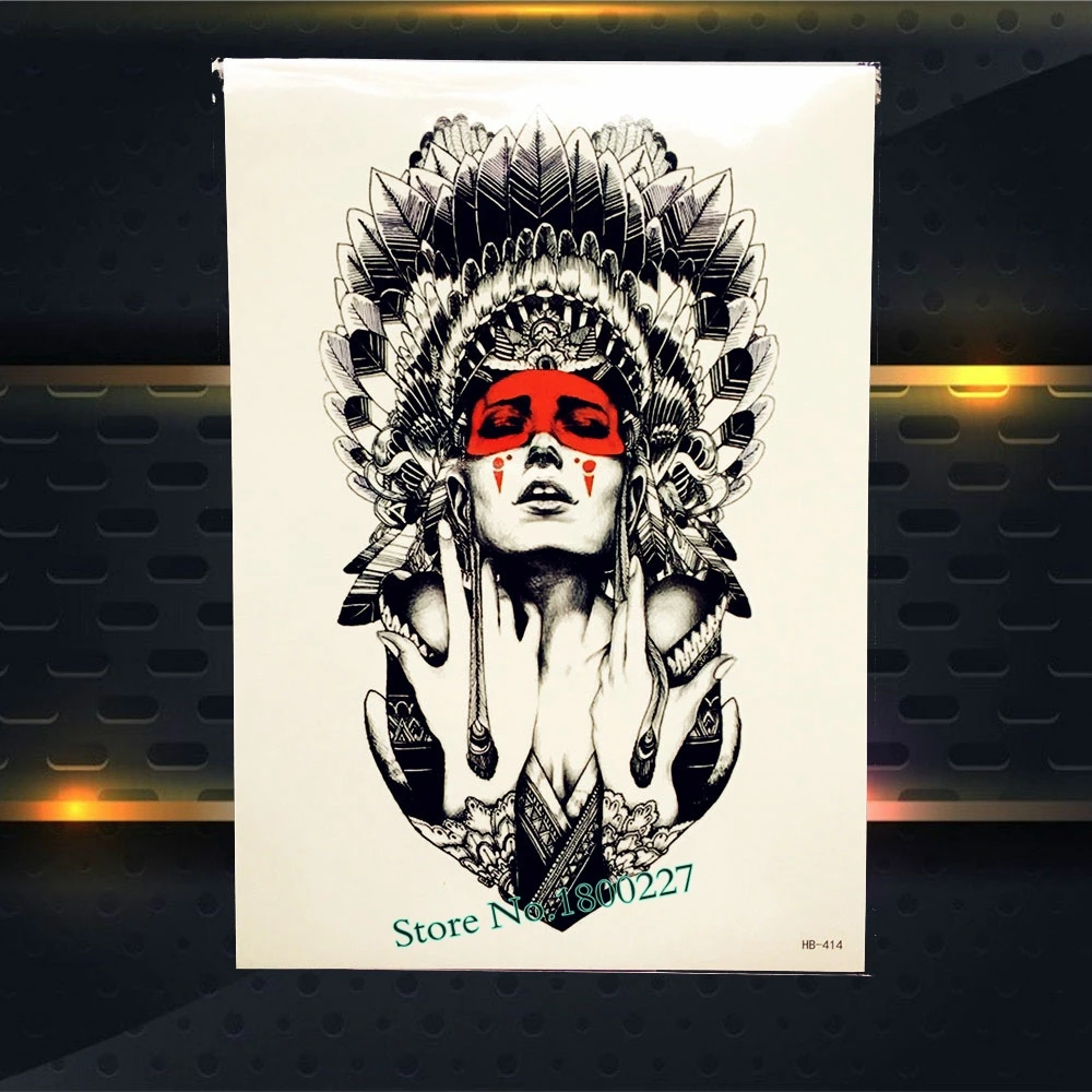 1 шт. Нетоксичная татуировка из хны золотого и синего цвета|tattoo sticker|temporary tattoo