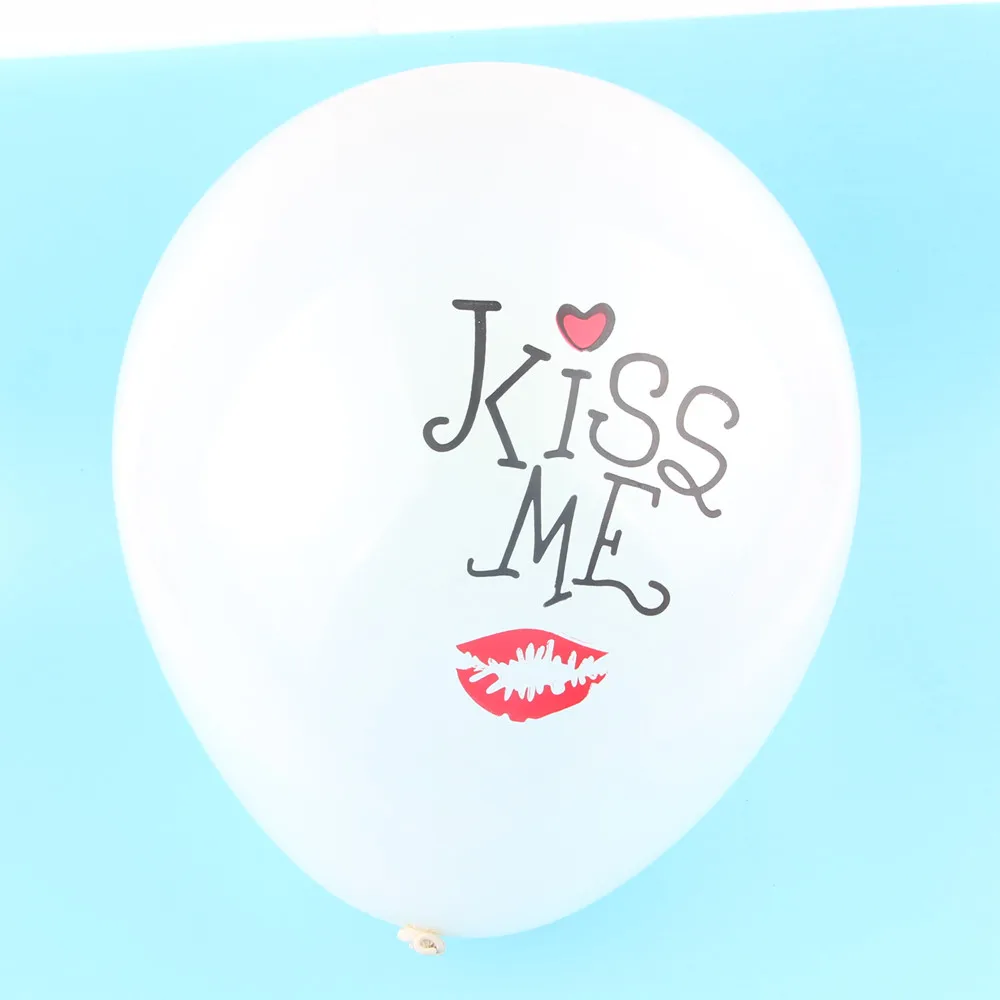 XXYYZZ 12 дюймов Новые 10 шт./лот с принтом KISS ME латексные воздушные шары Свадебные