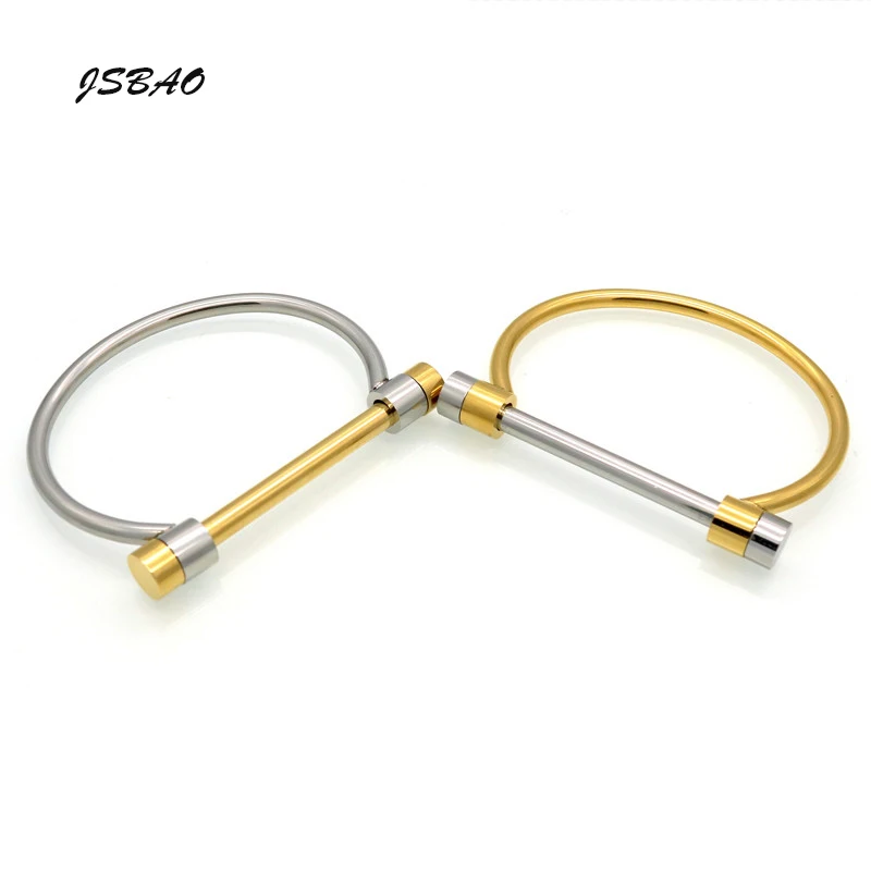 Фото JSBAO Высокое качество нержавеющая сталь модные Сменные скобы Винт браслет для