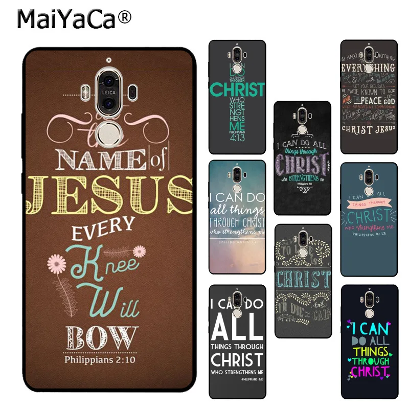 MaiYaCa тексты Библии Филиппины Иисус Христос христианский чехол для телефона Huawei