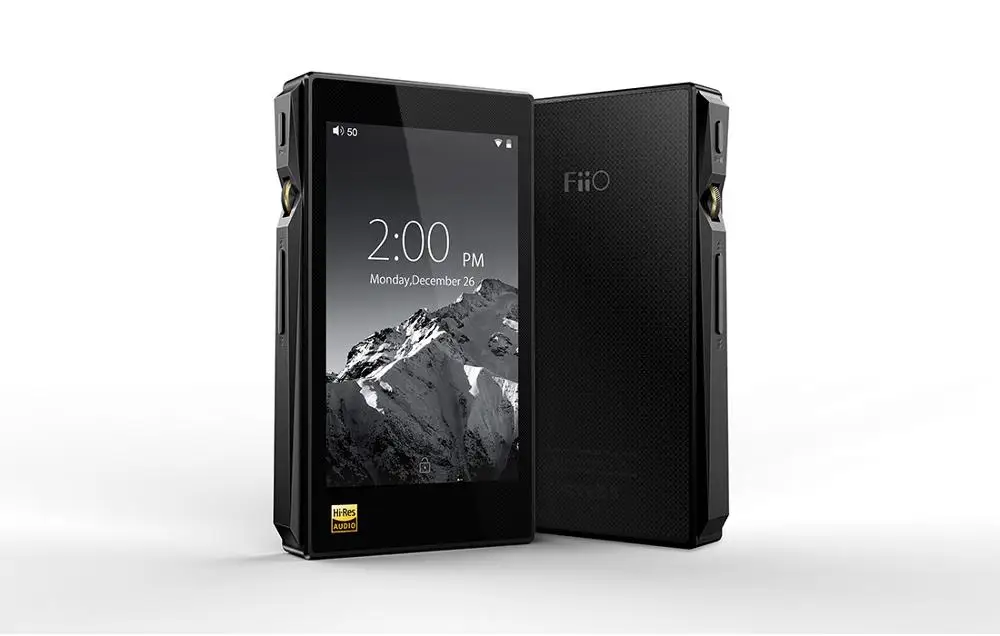 Fiio X5III X5 3nd Gen Android MP3 HIFI музыкальный плеер без потерь сбалансированный выход Bluetooth аудио AK4490 DSD 32G DAC wifi APTX - Цвет: Черный