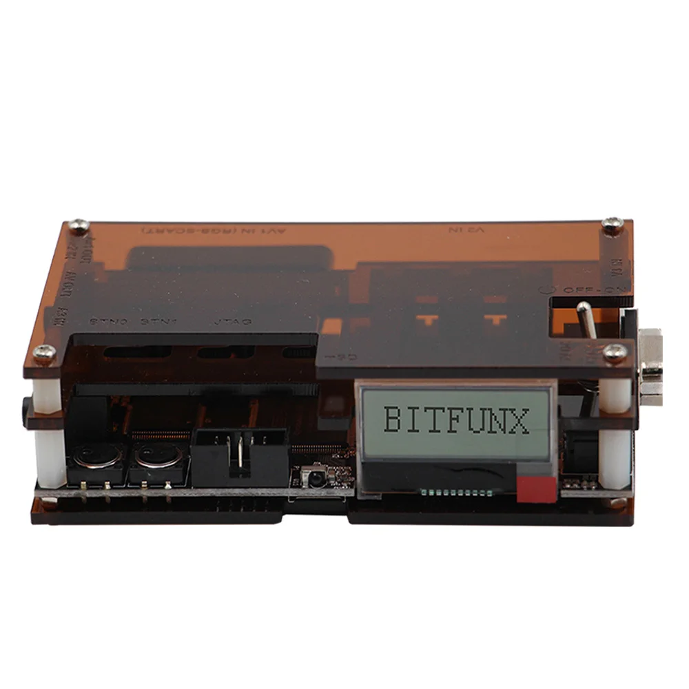 Transparent Brown Bitfunx OSSC с открытым исходным кодом преобразователь сканирования DCHDMI конвертер комплект для Ретро игровой консоли PlayStation 1, 2/Xbox one 360/Atari серии - Цвет: Transparent Brown