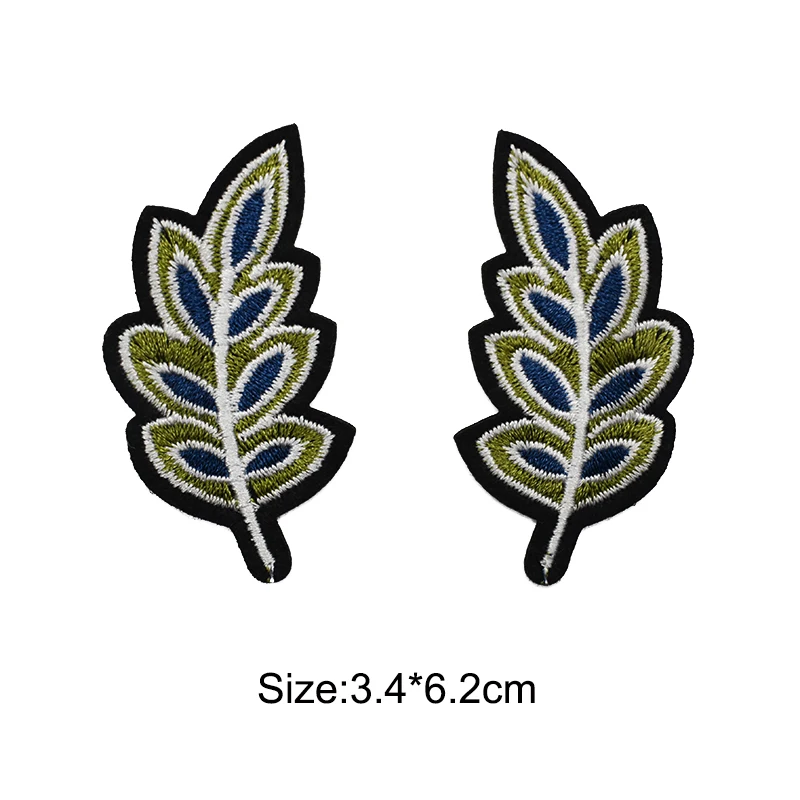 2 шт. нашивки для одежды нашивка лист в полоску наклейки джинсы аксессуары