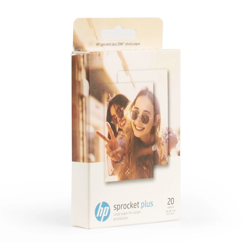 2 коробки (40 листов) карманная Звездочка плюс Мобильная фотобумага ZINK 5 8*8 6 см