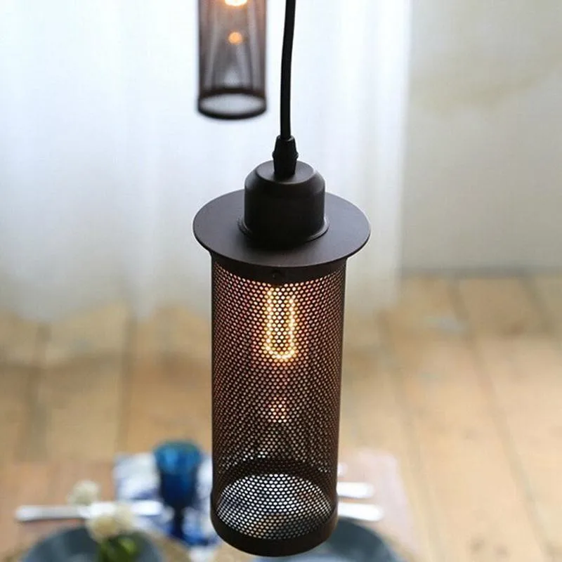 Подвесной светильник s Черный винтажный Железный промышленный подвесной Эдисона