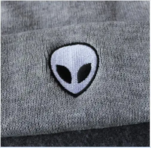 2020 шерстяные теплые вязаные шапки для фанатов инопланетянина НЛО сезон осень