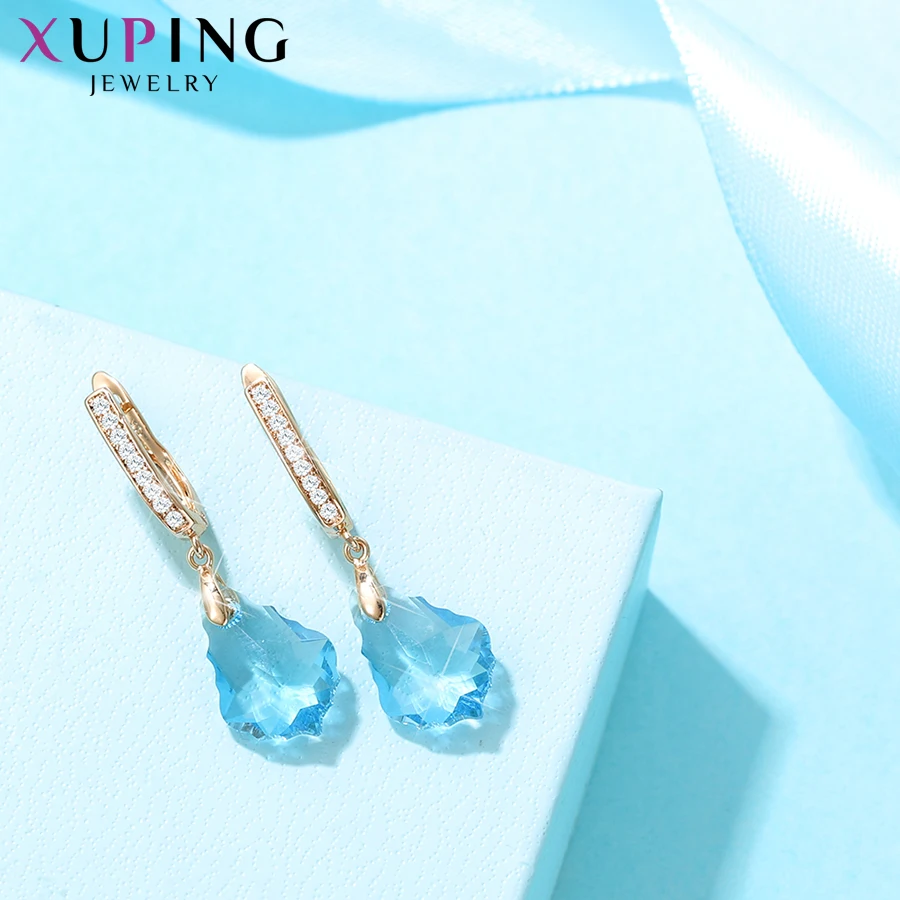 11,11 Xuping висячие серьги с кристаллами от Swarovski Винтажные Ювелирные изделия с медной пластиной Cyber Monday подарок для девушек и женщин S150-20544