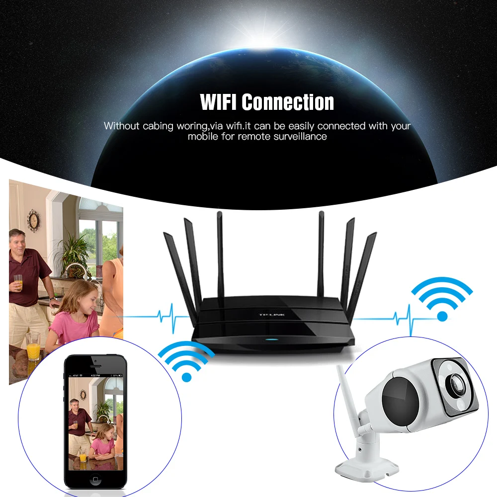 HDGVISION 960P 1.3MP Wifi IP Camera VR Smart 180 Fisheye Network Home Security Surveillance Protection CCTV | Безопасность и
