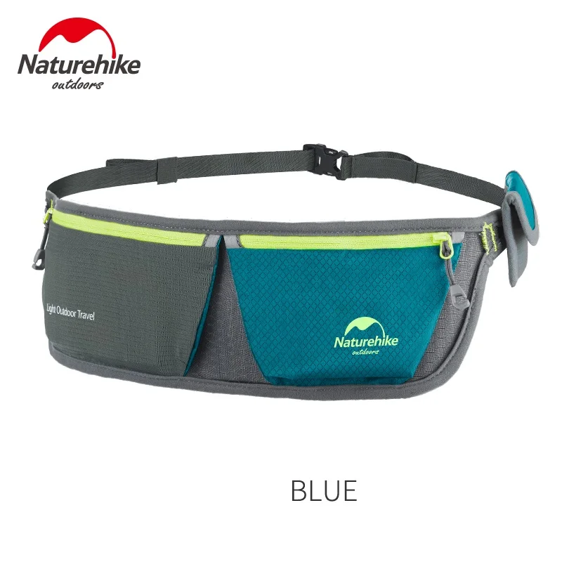 NatureHike для спорта на открытом воздухе, прогулок, бега, велоспорта, Сверхлегкий портативный поясной ремень, сумка на пояс для мобильного телефона, ключа, денег - Цвет: Blue